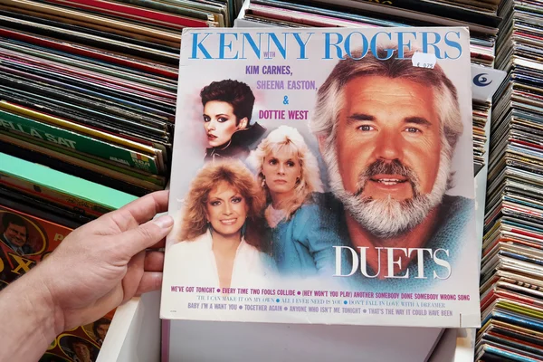 Album kenny rogers, duette — Stockfoto