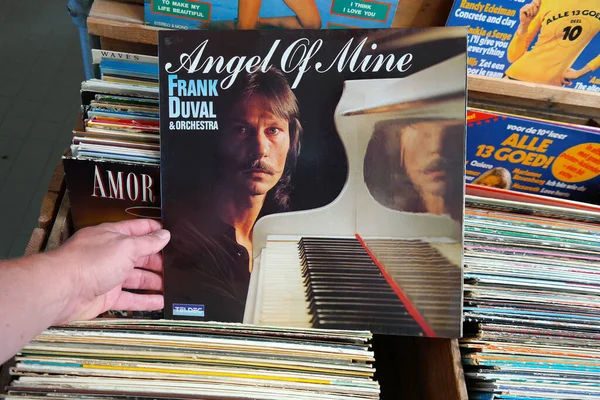 オランダ 2018年7月 Frank Duval Angel Mine Lpレコードアルバムドイツの作曲家 指揮者 レコードプロデューサー ソングライター — ストック写真