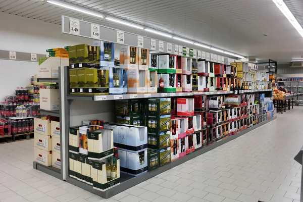 Supermarketu Aldi — Zdjęcie stockowe