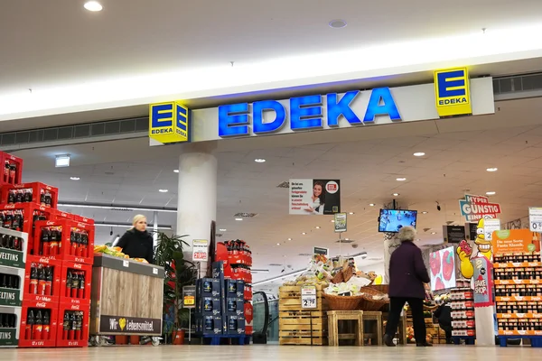 Edeka supermarket — Stock Photo, Image