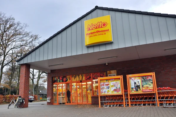 Supermarket netto Marken sleva — Stock fotografie