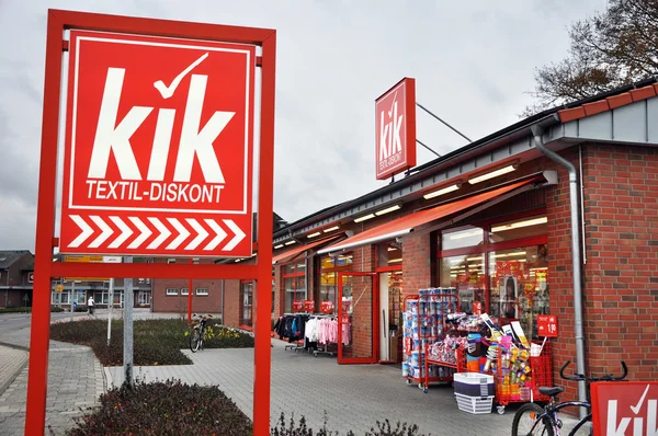 KIK textil-diskont — Zdjęcie stockowe