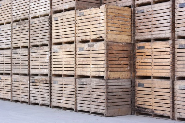 Wooden crates — Stock Photo, Image