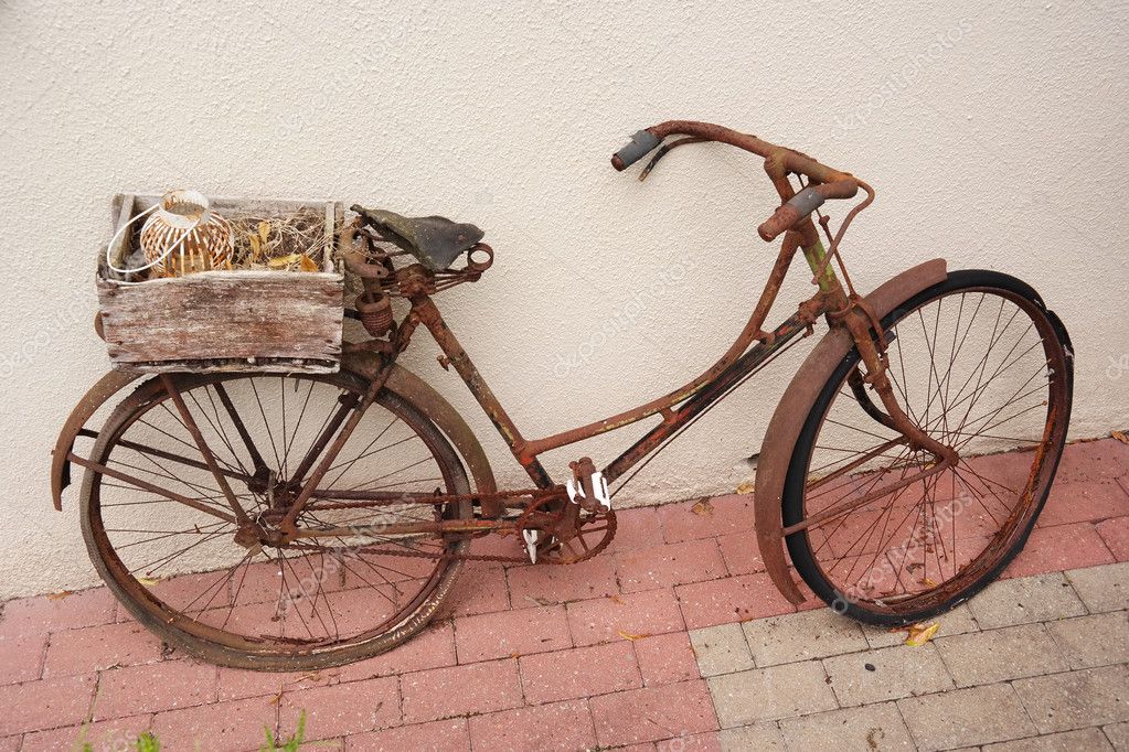 Vintage Ladies Bike Stock Photo C Defotoberg