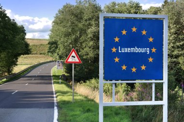 border of Luxemburg clipart