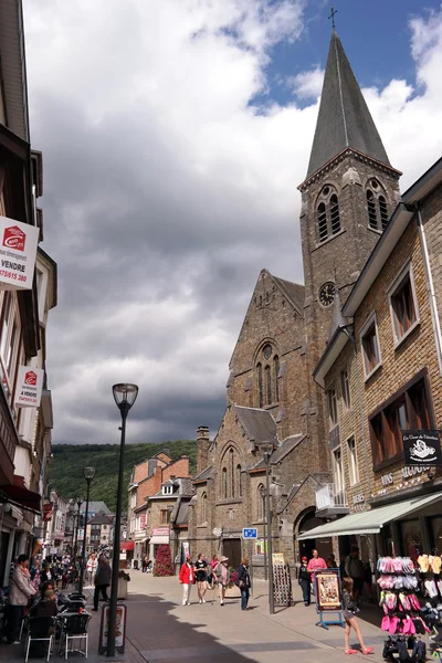 Streetview na La Roche, Belgie — Stock fotografie