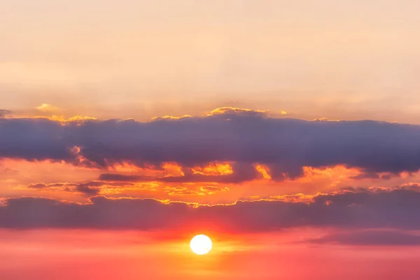 空の夕日 — ストック写真