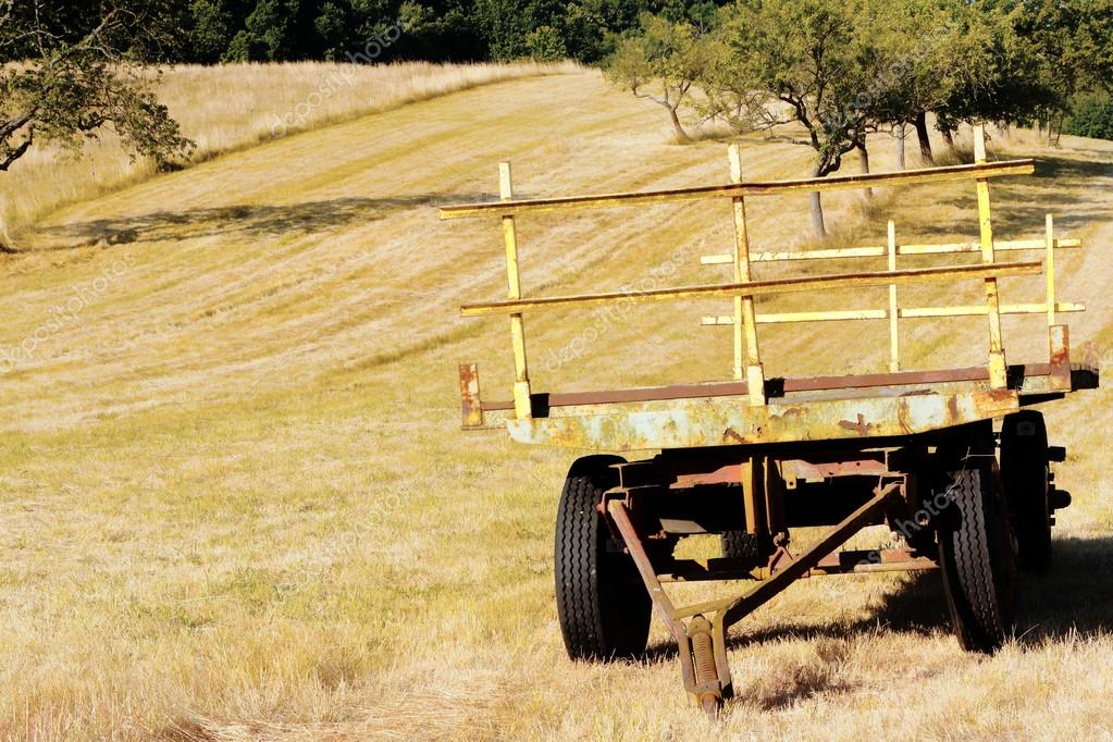 Old Farm Trailer In Harvested Field Photo By Guffoto Old Farm Trailer In Harvested Field Photo By Guffoto