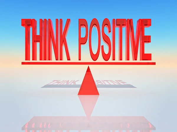 Think positive — Stock Photo, Image