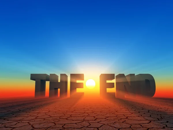 The end — Stock Photo, Image