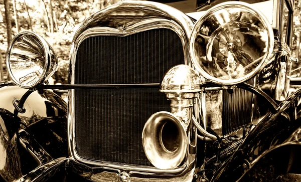 Old car and chrome — Stock Photo, Image