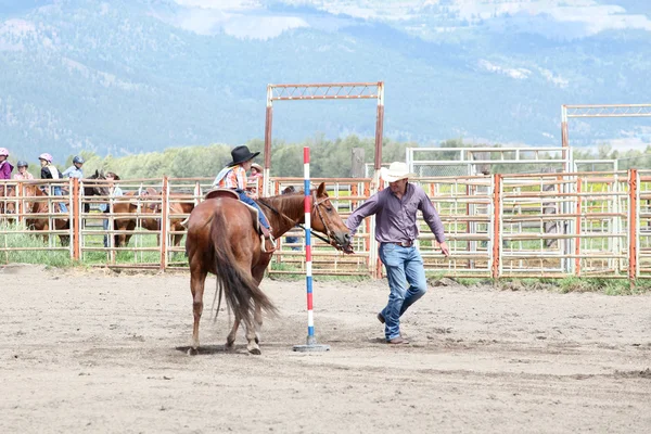 Malý kalhoty rodeo — Stock fotografie