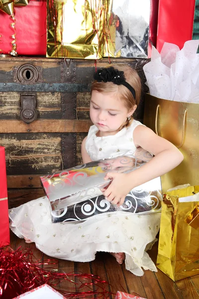 Vánoční dívka — Stock fotografie