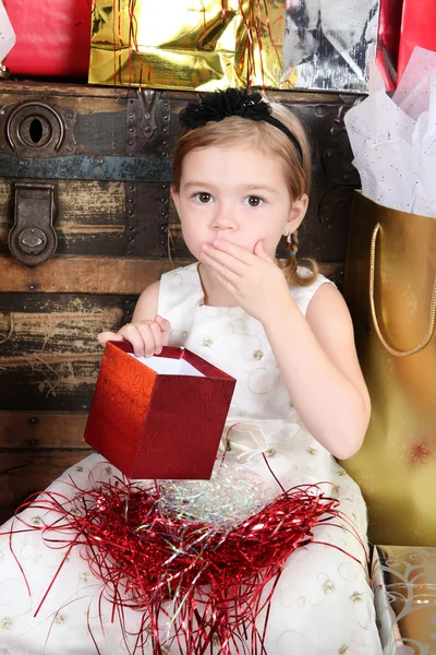 Weihnachtsmädchen — Stockfoto