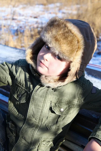 Winter boy — Stock Photo, Image