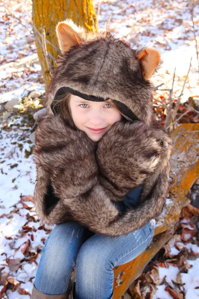 Winter teen — Stock Photo, Image