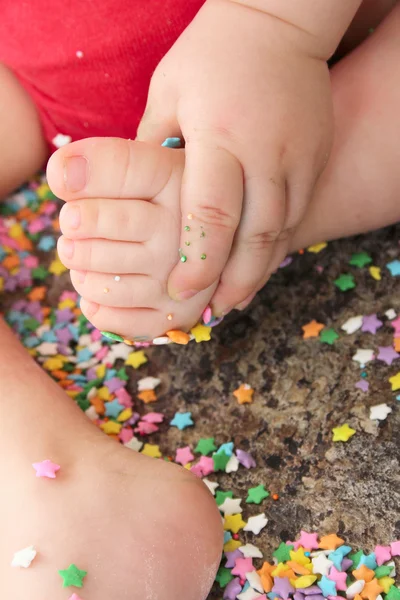 Baby baking — Stock Photo, Image