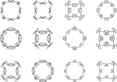 Vintage girdap çerçeve