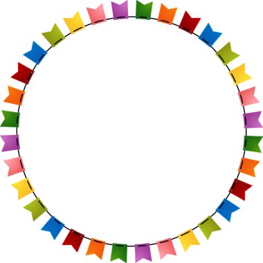 Soyut bayrak çerçeve