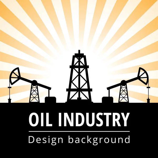 Нефтяная промышленность — стоковый вектор