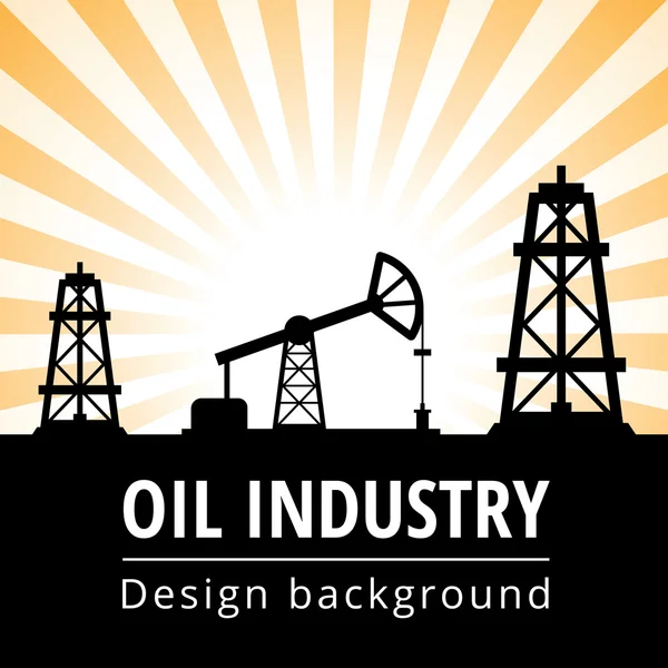 Нефтяная промышленность — стоковый вектор