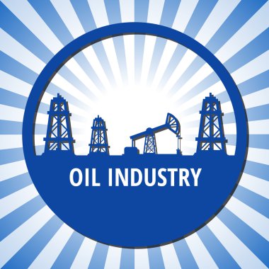 emblem of oil industry clipart