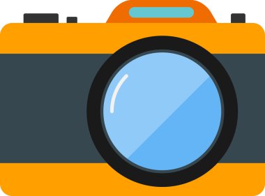 Fotoğraf makinesinin düz görüntü