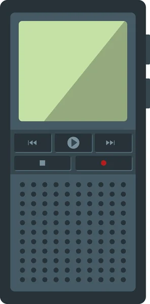 Avbildning av diktafon — Stock vektor