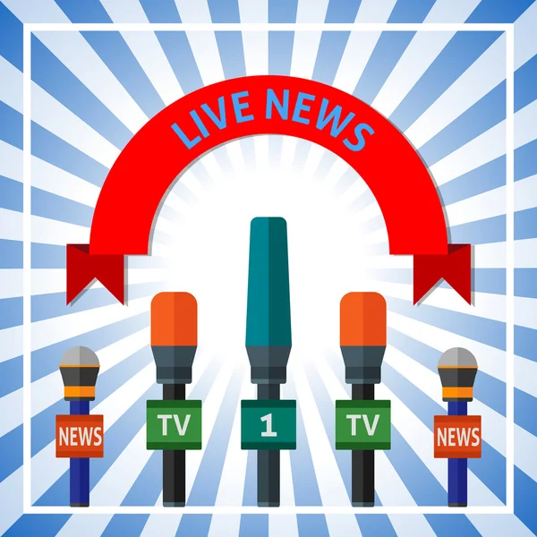 Live news backround Royalty Free Stock Vectors