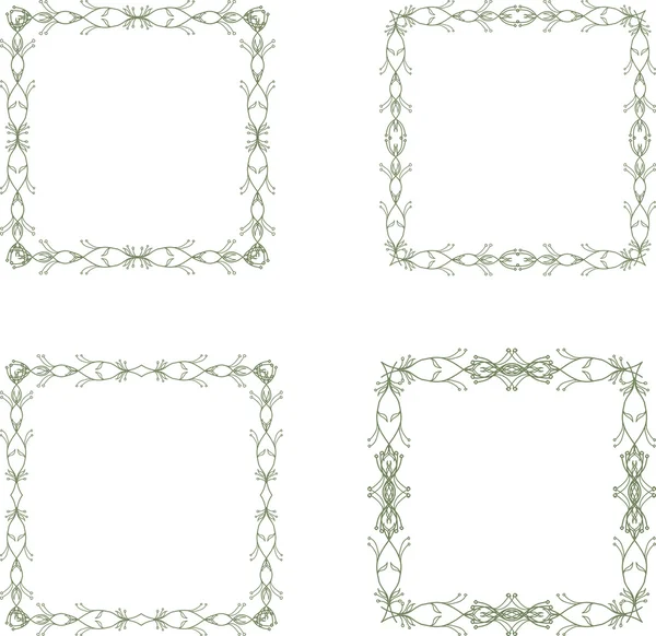 Floral frames — Stock Vector