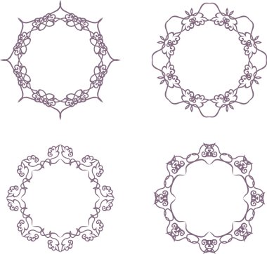 Vintage çember çerçeve