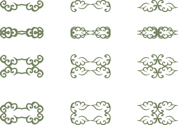 Floral vintage element — Stockvector