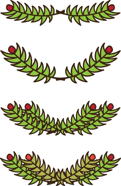 Branche de Noël — Image vectorielle