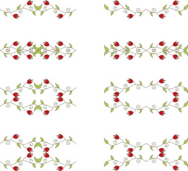 çiçek şube öğeleri