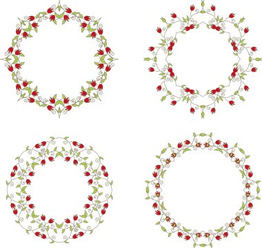 çiçek şube çerçeveler