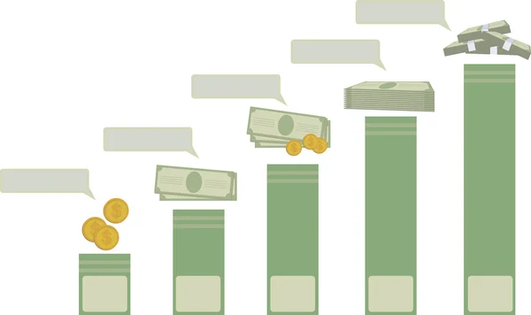 Financiële diagrammen — Stockvector