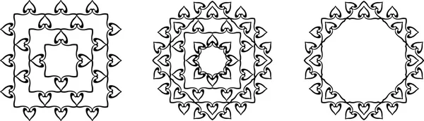 Mandala frame — Stockvector