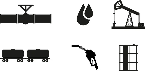 Icono de petróleo — Archivo Imágenes Vectoriales