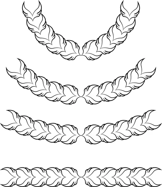 Corona de flores — Archivo Imágenes Vectoriales