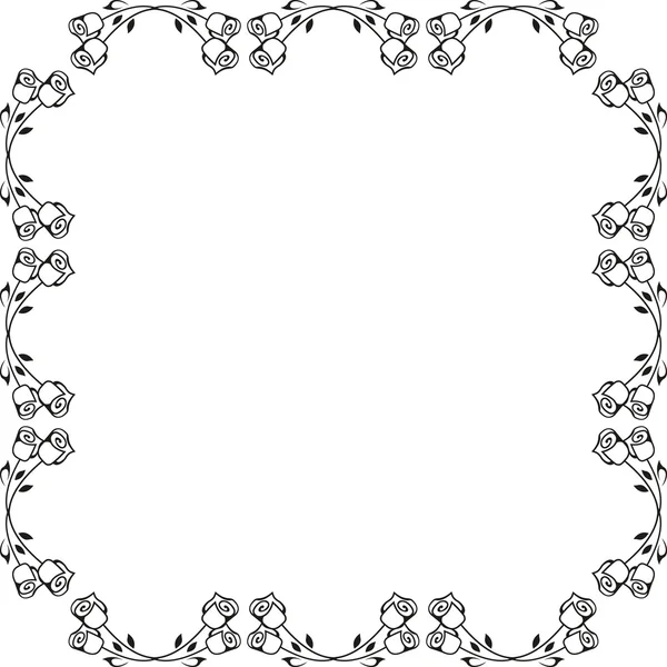 Rose frame — Stock Vector