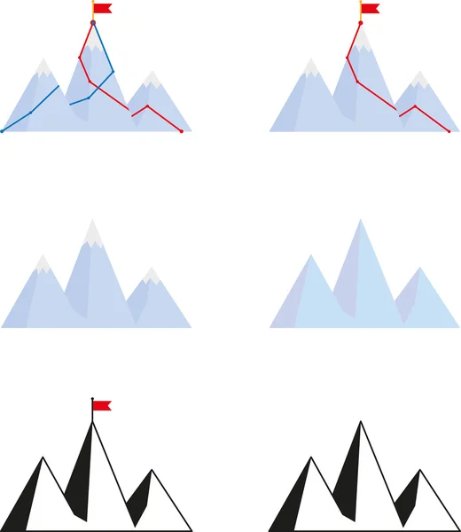 Montagnes — Image vectorielle