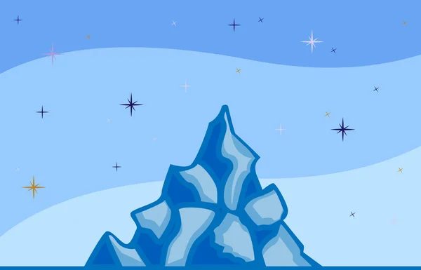 Iceberg cielo sfondo — Vettoriale Stock