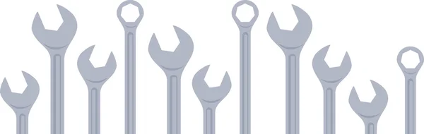 Naadloze spanner grens — Stockvector