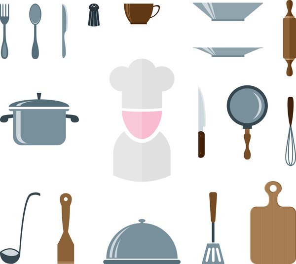 Set of cooking icon