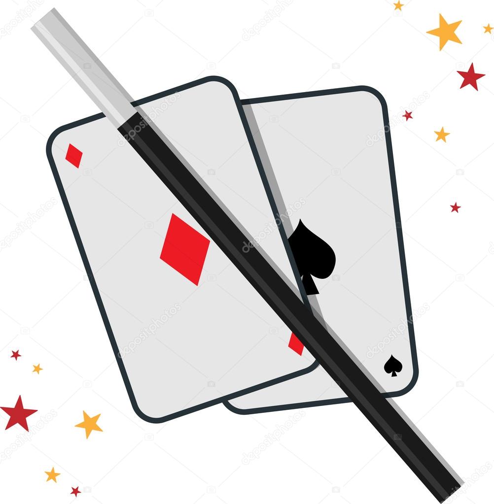 Magic cards and Magic wand