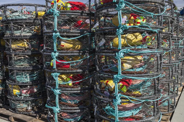 Lobster trap with the accessories — Stock Photo, Image