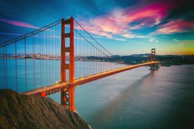 San Francisco Golden Gate Köprüsü ile