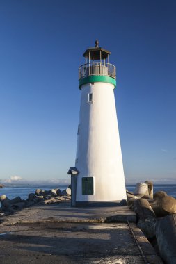 Deniz feneri Walton Santa Cruz kıyısında
