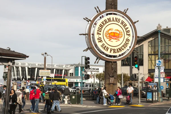 San Francisco, Usa - Fisherman 's Wharf w San Francisco — Zdjęcie stockowe