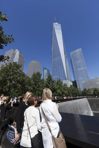 September 11 Denkmal - new york city, usa — Stockfoto